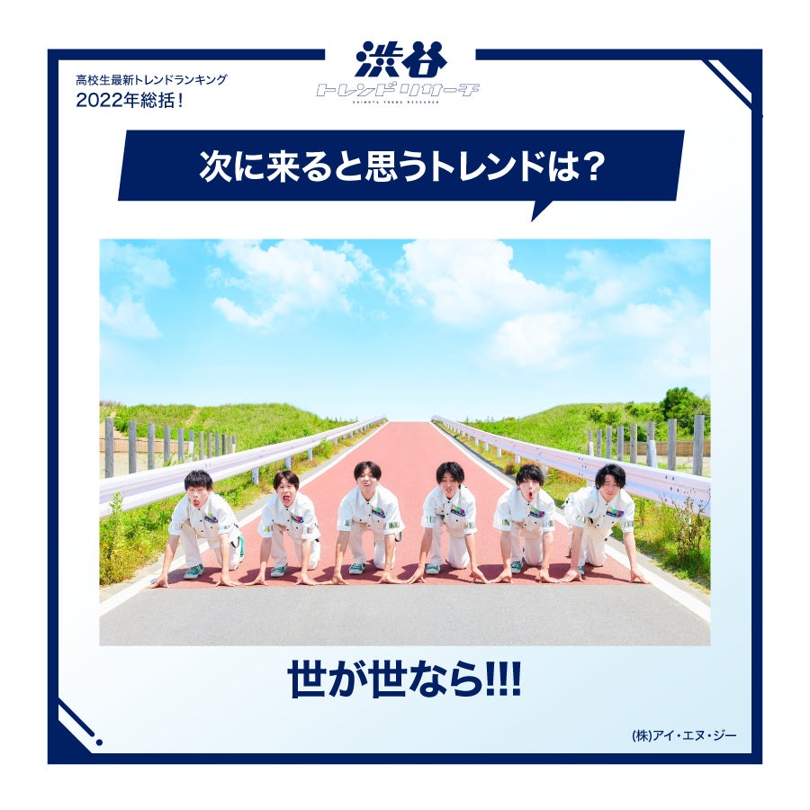【2022年総括！高校生最新トレンドランキング】全8項目！高校生的流行語大賞やポーズなど発表！ネクストトレンドに入選した俳優やアイドル、漫画家からのコメントも！のサブ画像11