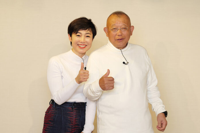 笑福亭鶴瓶、初の生配信番組『無学 鶴の間』にフリーアナウンサーの有働由美子が登場！ 貴重な鶴瓶とのトークは必見！！のメイン画像