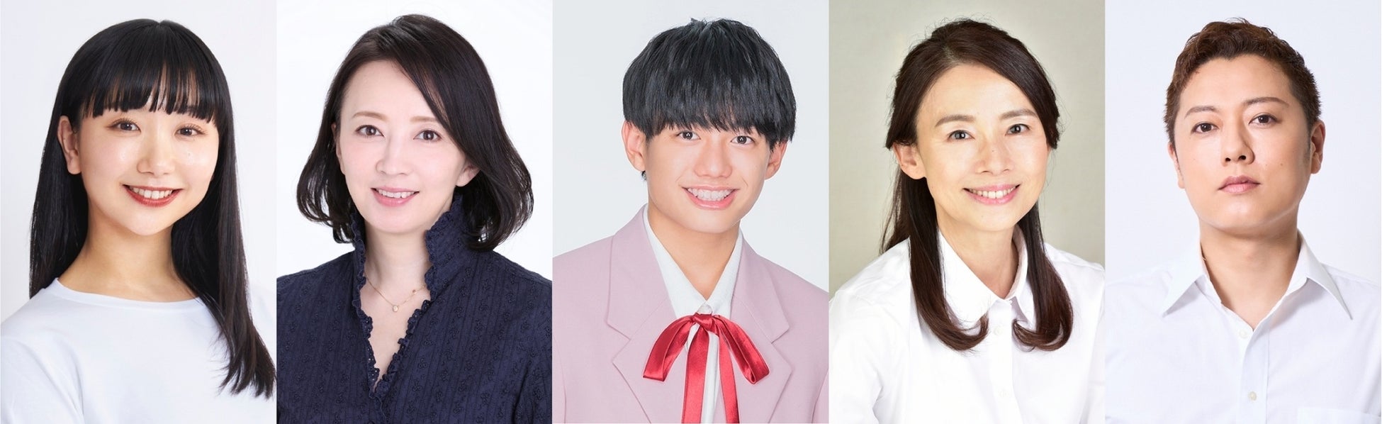真弓孟之（AmBitious / 関西ジャニーズJr.）、舞台初主演！ミュージカル「サンキュー・ベリー・ストロベリー」詳細発表のサブ画像1_左から、まりゑ、高橋由美子、真弓孟之（AmBitious ／関西ジャニーズJr.）、土居裕子、原田優一