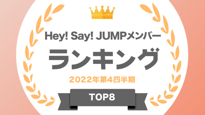 ​『タレントパワーランキング』がHey! Say! JUMPのメンバーランキングを発表！株式会社アーキテクトがスタートさせた、WEBサイト『タレントパワーランキング』ランキング企画第193弾！！のメイン画像
