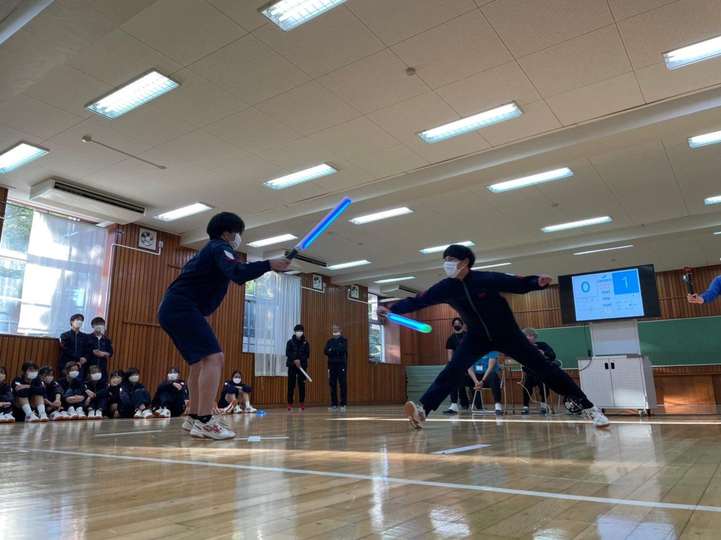 【学校の授業でデジタルチャンバラ！？】西東京市立明保中学校にて次世代スポーツSASSEN（サッセン）の体験会と大会を開催。のサブ画像10