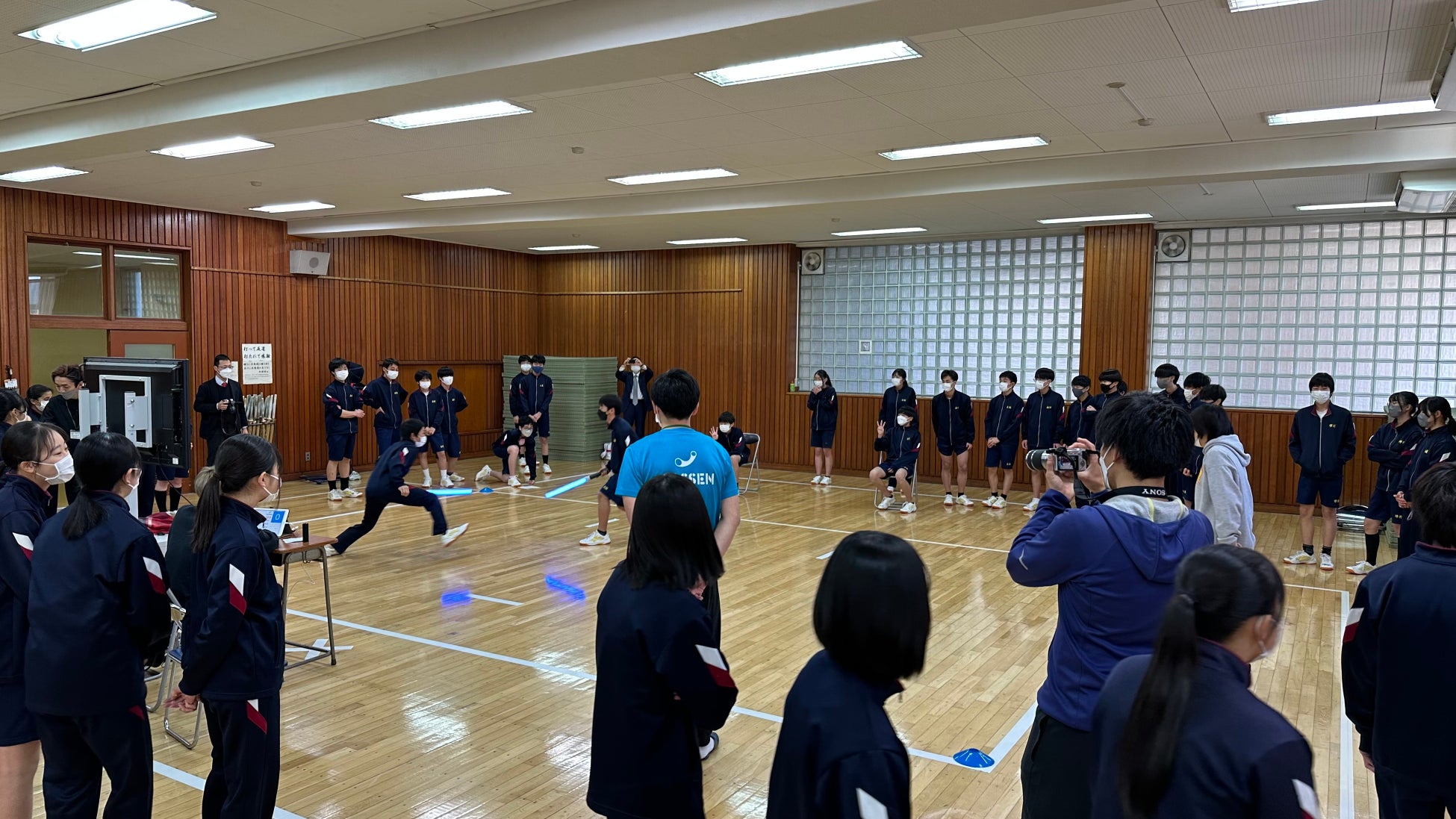【学校の授業でデジタルチャンバラ！？】西東京市立明保中学校にて次世代スポーツSASSEN（サッセン）の体験会と大会を開催。のサブ画像14