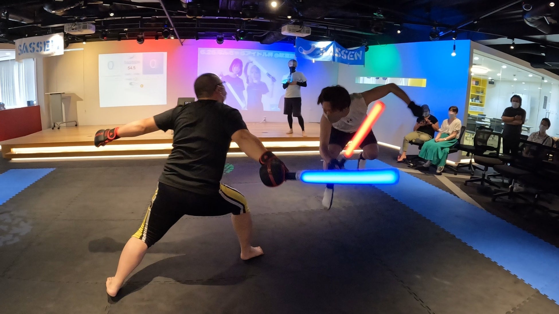 【学校の授業でデジタルチャンバラ！？】西東京市立明保中学校にて次世代スポーツSASSEN（サッセン）の体験会と大会を開催。のサブ画像4