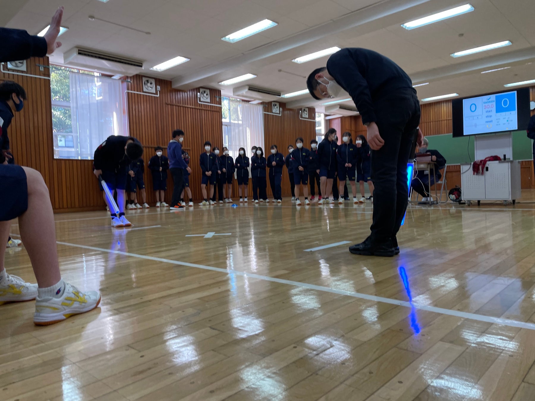 【学校の授業でデジタルチャンバラ！？】西東京市立明保中学校にて次世代スポーツSASSEN（サッセン）の体験会と大会を開催。のサブ画像8