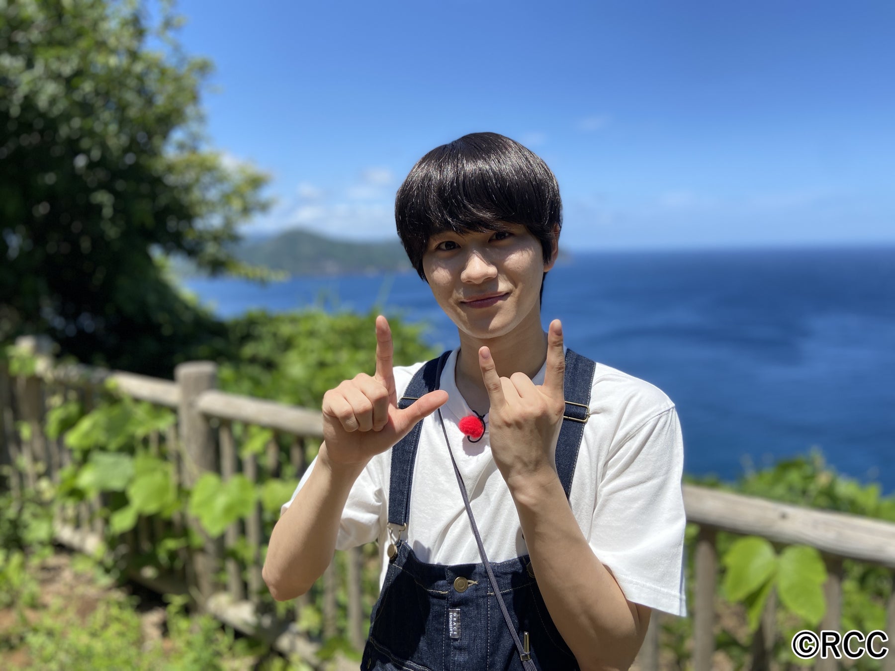 この夏行きたい絶景！！日本海＆太平洋で離島ロケ『アンガールズの絶景アイランド』 7月22日放送（RCC制作・中四国６局ネット）のサブ画像4_嶋﨑斗亜　（Lil かんさい　関西ジャニーズJr.）