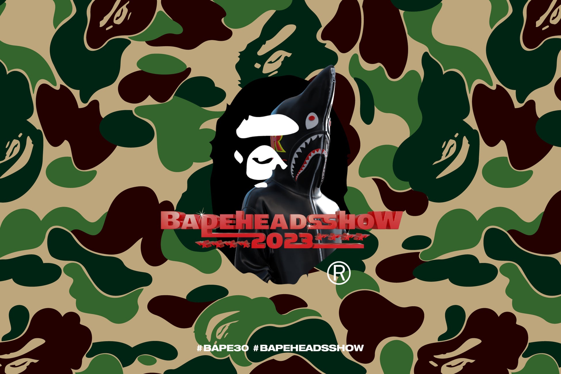 A BATHING APE® 30周年記念イベント「BAPE HEADS SHOW」BAPE®が4つのサブブランドと共にステージで2023年秋冬コレクションを発表のサブ画像1