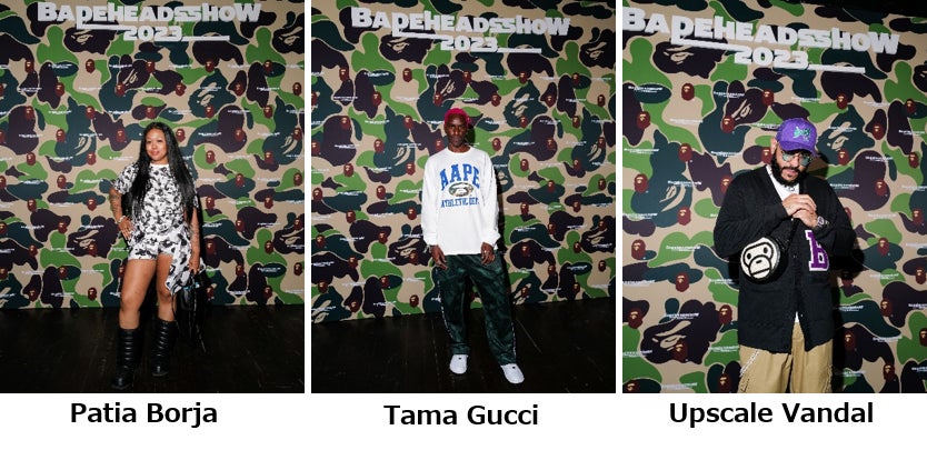 A BATHING APE® 30周年記念イベント「BAPE HEADS SHOW」BAPE®が4つのサブブランドと共にステージで2023年秋冬コレクションを発表のサブ画像6_来場セレブリティ