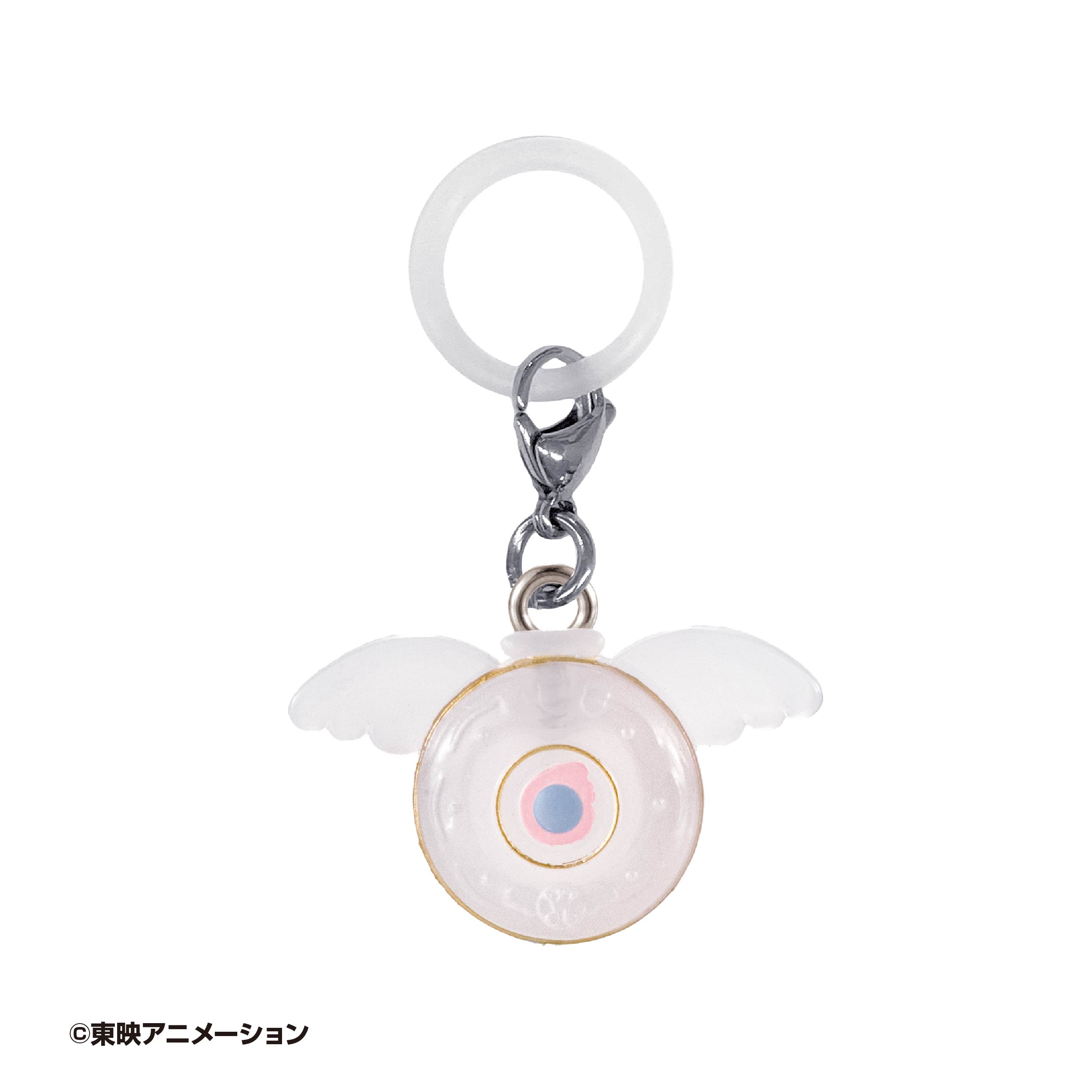 「おジャ魔女どれみ」に登場するアイテムがマスコットに！カニカン＆シリコンパーツ付きで自分の持ち物にかわいく“めじるし”が付けられる♪『おジャ魔女どれみ　めじるしアクセサリー2』のサブ画像9_⑧ピュアリンハナちゃんコンパクト