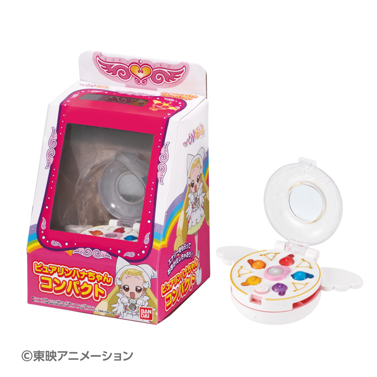 『おジャ魔女どれみ』シリーズのアイテムをミニチュアに！『おジャ魔女どれみ　ポロンタップコレクション～スペシャルver.～2』オンライン限定で登場！のサブ画像5_④ピュアリンハナちゃんコンパクト
